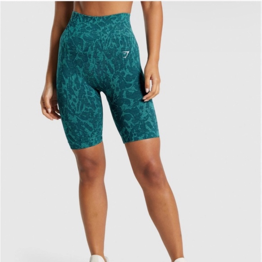 Blue Gymshark Biker Shorts M